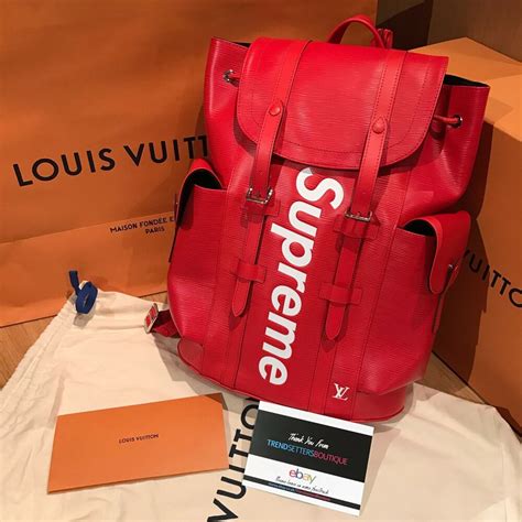 supreme x louis vuitton bag buy